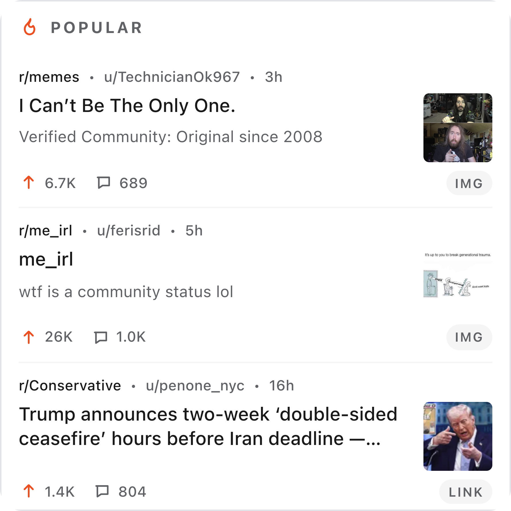 Popular Feed large preview
